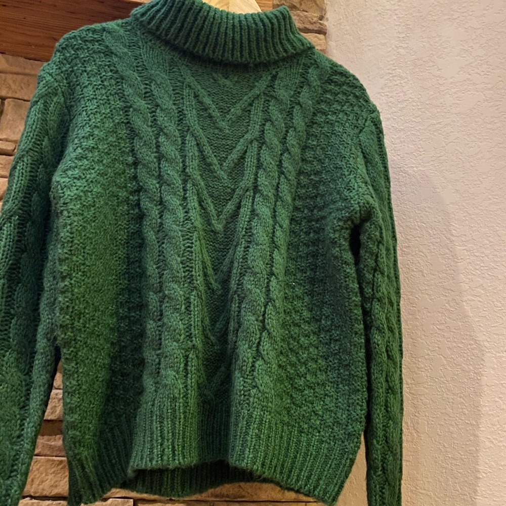 Cable knit sweater